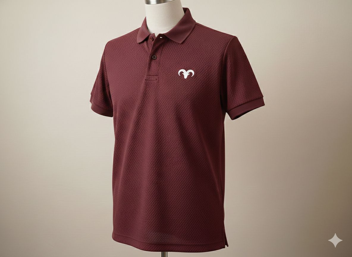 Men’s Premium Burgundy Polo T-Shirt